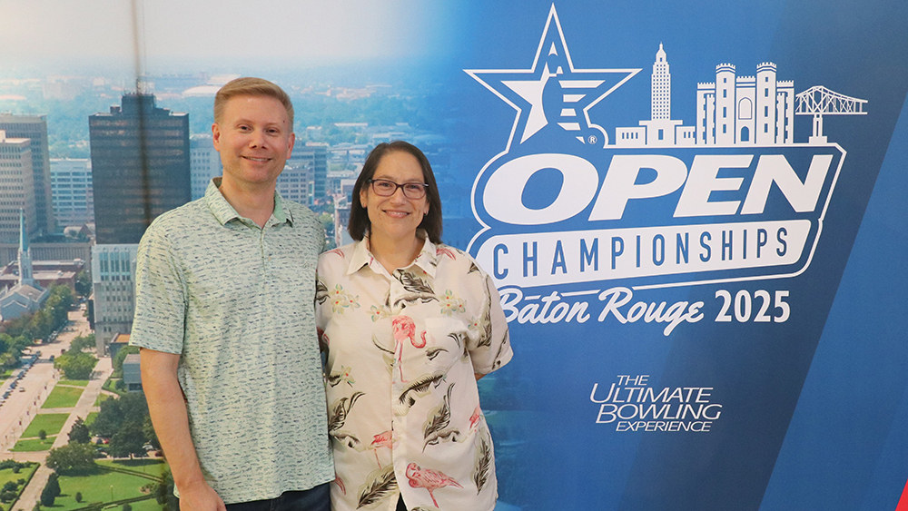 Paul and Sharon Westerhold at the 2025 USBC Open Championships